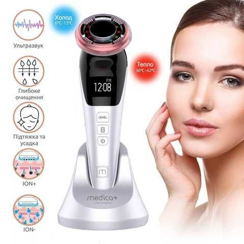 Купити МИКРОТОКОВЫЙ RF ЛИФТИНГ МАССАЖЕР ДЛЯ ЛИЦА MEDICA+ SKIN