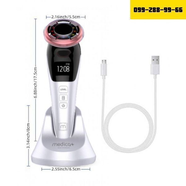 МИКРОТОКОВЫЙ RF ЛИФТИНГ МАССАЖЕР ДЛЯ ЛИЦА MEDICA+ SKIN LIFTING 7.0 WHITE (EMS+LED) (ЯПОНИЯ) 🇯🇵Medica+ ПОСТОЯННАЯ СКИДКА 20% в подарок🎁 27 фото