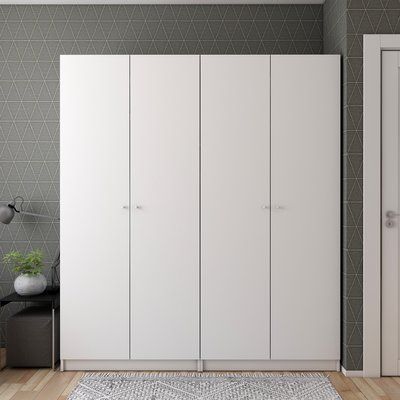 Комплект шкафов для одежды Doros Промо (2 шт.) 180х48х204 см Белый (DRS-011207) 00000053990 фото