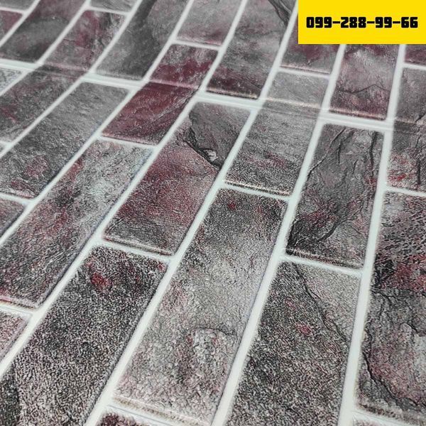 Самоклеющаяся декоративная 3D панель микс серый гламур 690x2720x4 мм 2811-4 фото