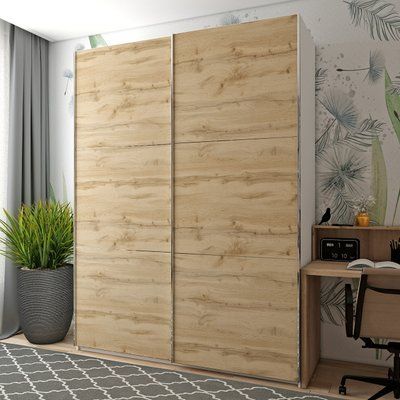 Шкаф-купе двухдверный Doros G-Caiser 180х60х240 см Белый/Дуб евок (DRS-011007) 00000054034 фото