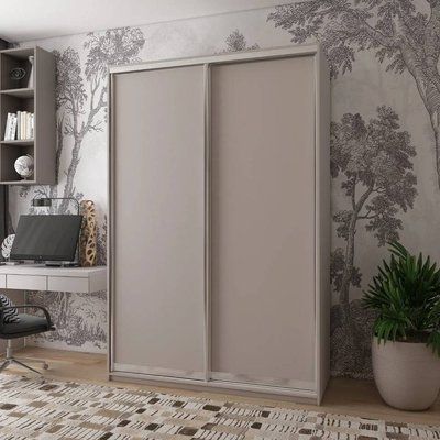 Шкаф-купе Doros Сити Лайт Кашемир 2 ДСП 150х45х225 (80736350) 38195 фото