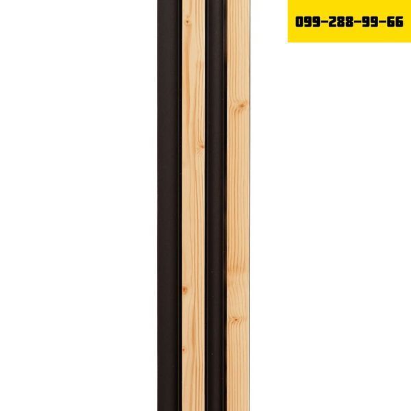 Рейка декоративна PS 2900х120х20мм Сосна з графітом SW-00002146 SW-00002146 фото