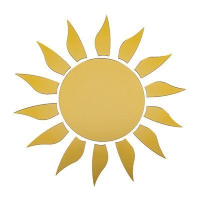Зеркальный декор акриловый самоклеющийся золото,15шт (D) SW-00002502 SW-00002502 фото