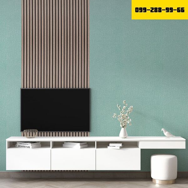Самоклеючі шпалери 2800х500х1,5мм Зелений з білим YM-11 (D) SW-00002019 SW-00002019 фото
