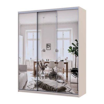 Шкаф-купе Doros Сити Лайт Кашемир 3 зеркала 180х60х225 (80736374) 38201 фото