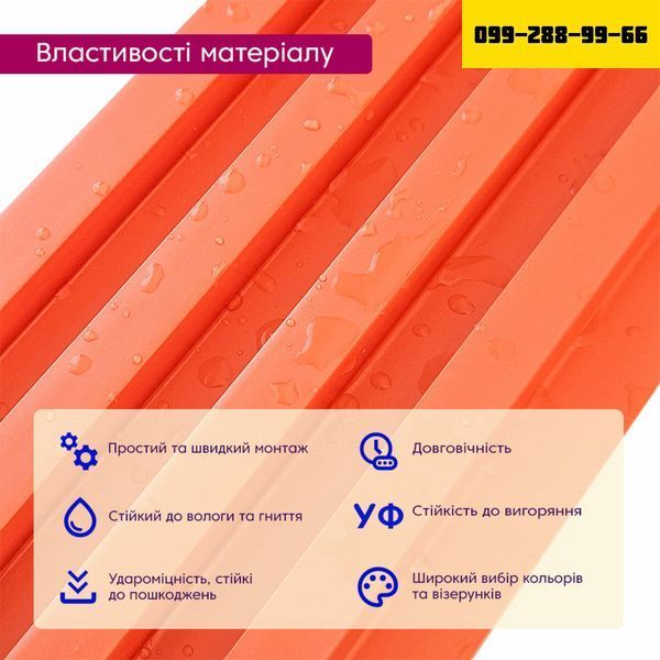 Декоративна стінова рейка корал 3000*160*23мм (D) SW-00001527 SW-00001527 фото