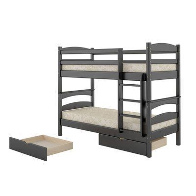 Двухъярусная детская кровать iSmart Чикаго Мини Венге 80х200 см с ящиками (DMBG-2287) DMBG-2287 фото