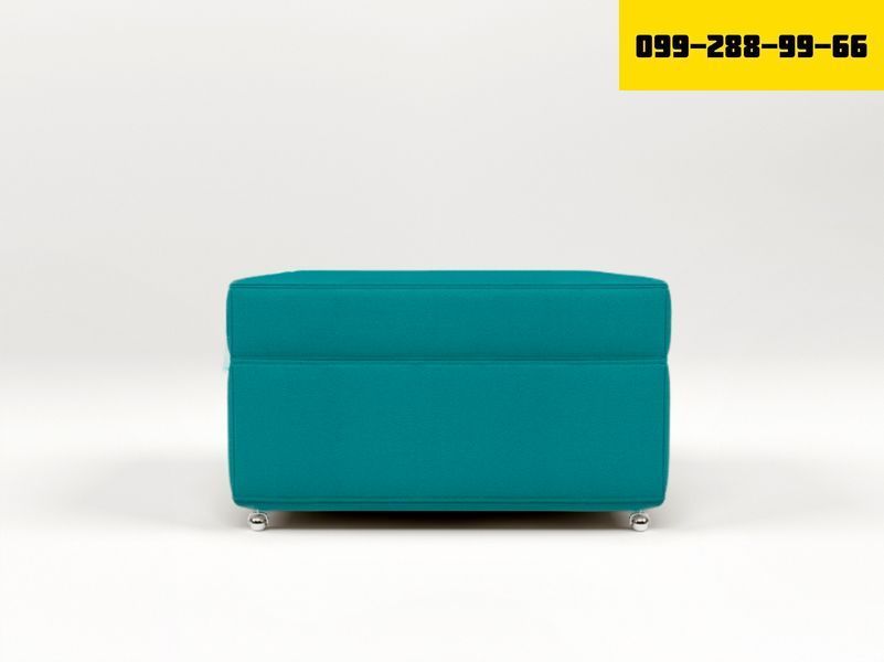 М'який пуф Andro Ismart Teal Bestseller 60х80х47 Бірюзовий 60BPT 9259 фото