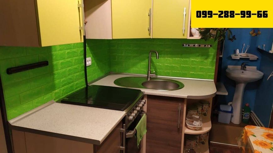 3D панель самоклеюча цегла Зелений 700х770х7мм (013-7) SW-00000051 SW-00000051 фото