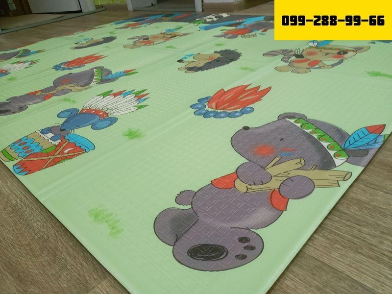 Розвиваючий килимок дитячий термо "Подорож+ Поляна" 200х180х1см (243) SW-00000162 фото