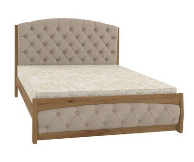 Двуспальная кровать iSmart Мехико Орех светлый + Аляска 23 140х200 см (DMBG-1339) DMBG-1339 фото