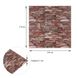 Самоклеящаяся 3D панель под камень красный песчаник 700x770x3мм (58-3) SW-00001319 SW-00001319 фото 9