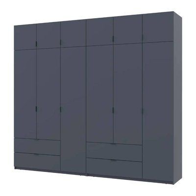 Шкаф для одежды Doros Лукас Графит 3+3 ДСП 270х50х240 DRS-011695 (42005117) 38269 фото