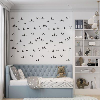 Детский стикер паттерны 30х20см, 4 листа (120х20см) (7010620225) SW-00001039 фото