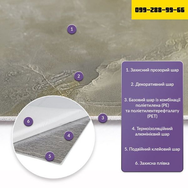 Самоклеюча стінова PET плитка 600х300х2мм SW-00002305 SW-00002305 фото