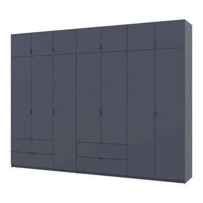 Шкаф для одежды Doros Лукас Графит 3+4 ДСП 280х50х240 DRS-011696 (42005121) 38270 фото