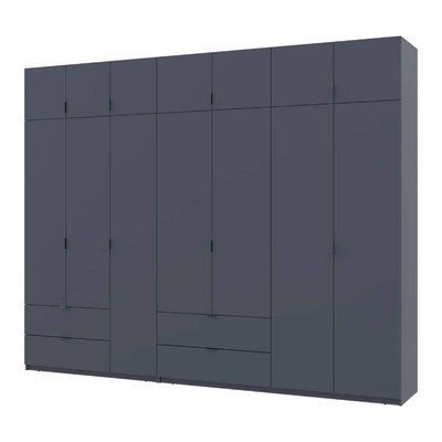 Шкаф для одежды Doros Лукас Графит 3+4 ДСП 300х50х240 DRS-011698 (42005133) 38272 фото