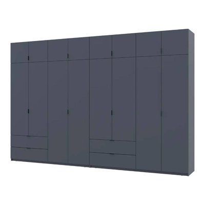 Шкаф для одежды Doros Лукас Графит 4+4 ДСП 360х50х240 DRS-011702 (42005145) 38276 фото
