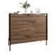 Комод с 4 ящиками LION Wood с черными ножками 100х90х45 см Дуб Ливорно (LION-042979) 17906 фото 2