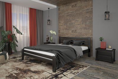 Двуспальная кровать iSmart Премьера Венге 160х200 см (DMBG-2059) DMBG-2059 фото