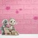Декоративна 3D панель самоклейка 700х770х5мм Кульбабка (світло-рожевий цегла) (022) SW-00000023 SW-00000023 фото 11