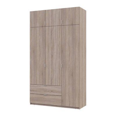 Шкаф для одежды Doros Лукас Дуб Сонома 3ДСП 135х50х240 DRS-011655 (80737803) 38229 фото